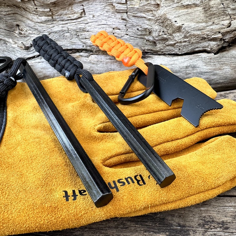 손으로 짠 로프 육각형 플린트 마그네슘 스틱 야외 생존 - Fire Starting Kit 리뷰 및 가격