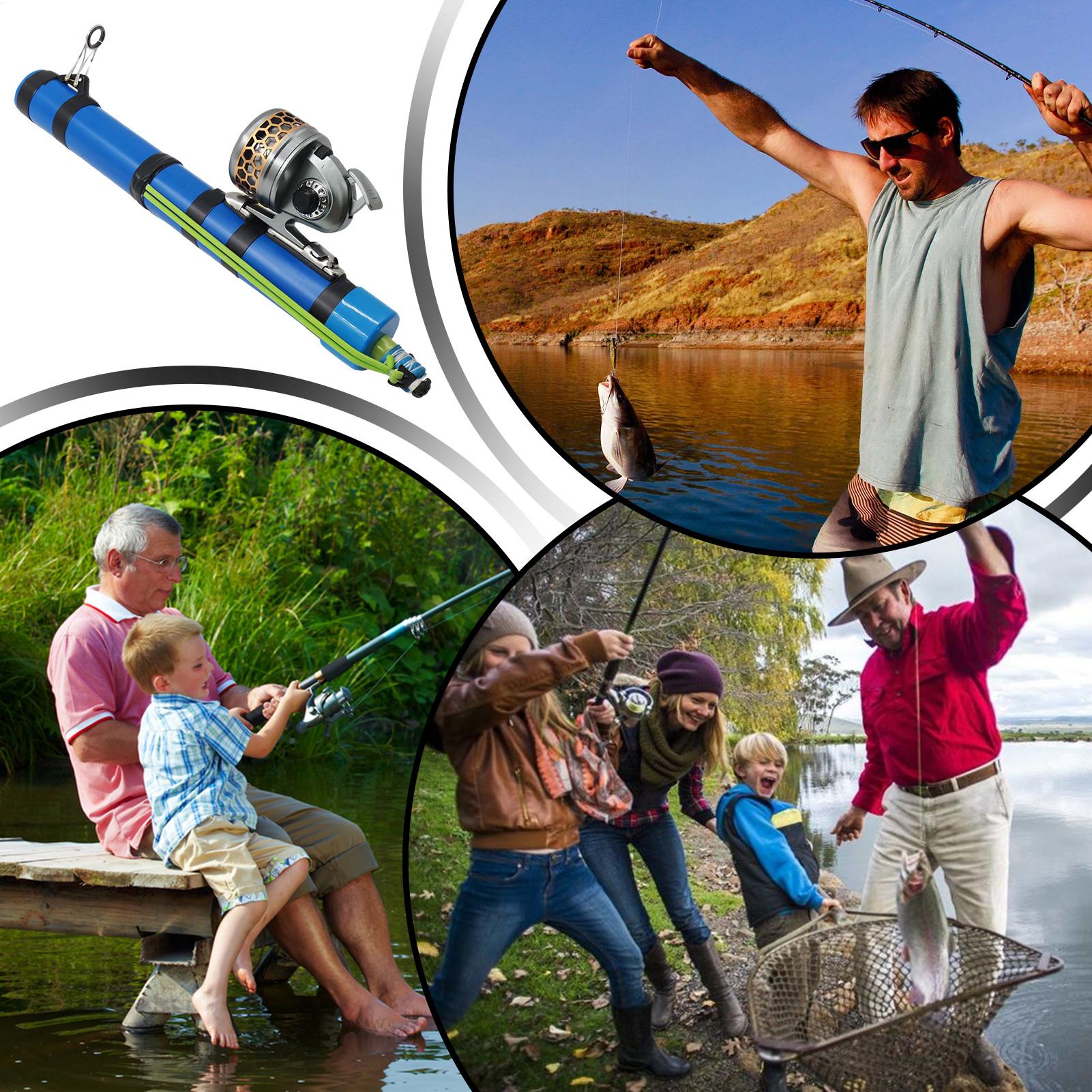낚싯대 슬링샷 디자인 컴팩트 낚시 도구 릴 포함 여행용 - Fishing Kit Compact 리뷰 및 가격
