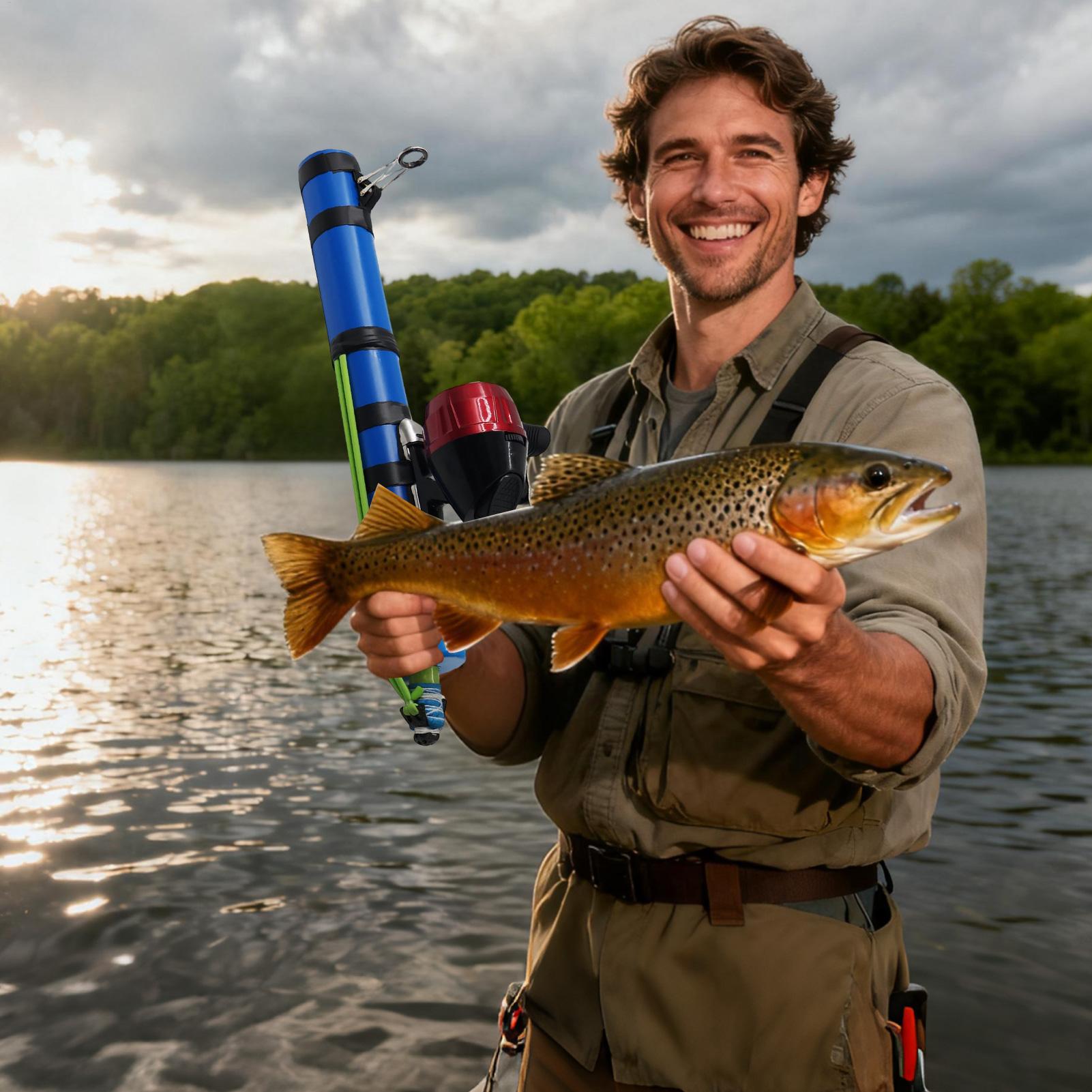 낚싯대 슬링샷 디자인 컴팩트 낚시 도구 릴 포함 여행용 - Fishing Kit Compact 리뷰 및 가격