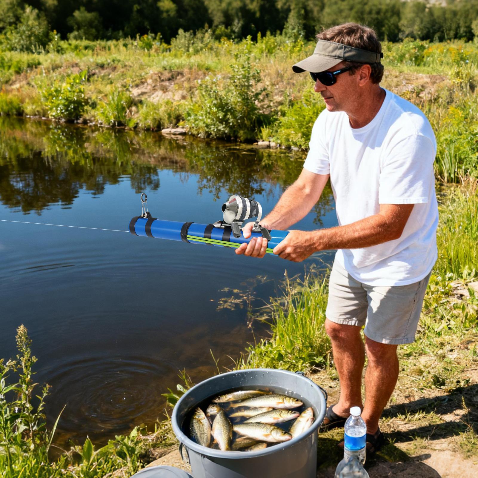 낚싯대 슬링샷 디자인 컴팩트 낚시 도구 릴 포함 여행용 - Fishing Kit Compact 리뷰 및 가격